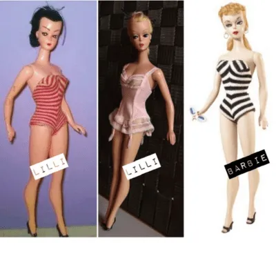 A comparison of Bild Lilly and Barbie