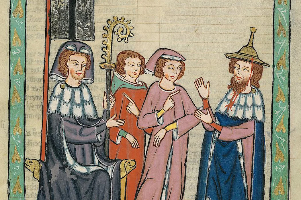 From Codex Manesse, between 1305 and 1340 via Gershon (2023).