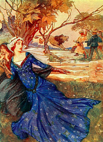 Depiction of Morgan le Fay